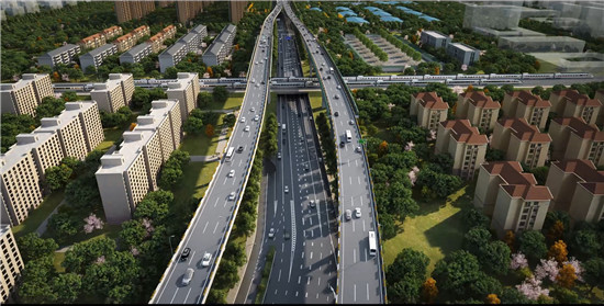 广高速,横贯主城区,高新区和开发区,是我市城区快速路网中的重要道路