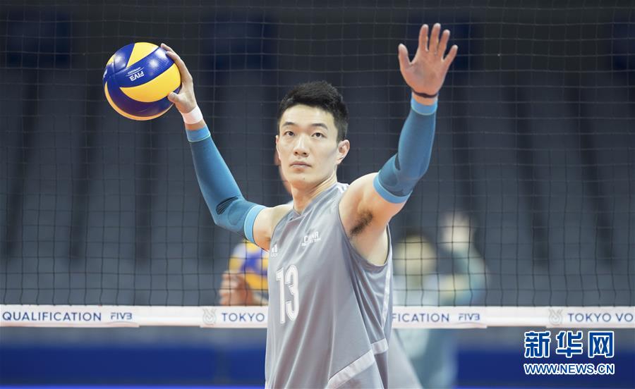 （体育）（7）排球——东京奥运会男排资格赛：中国队备战