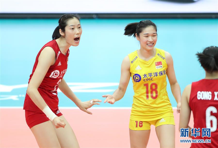 （体育）（3）排球——女排世界杯：中国队十一连胜 成功卫冕