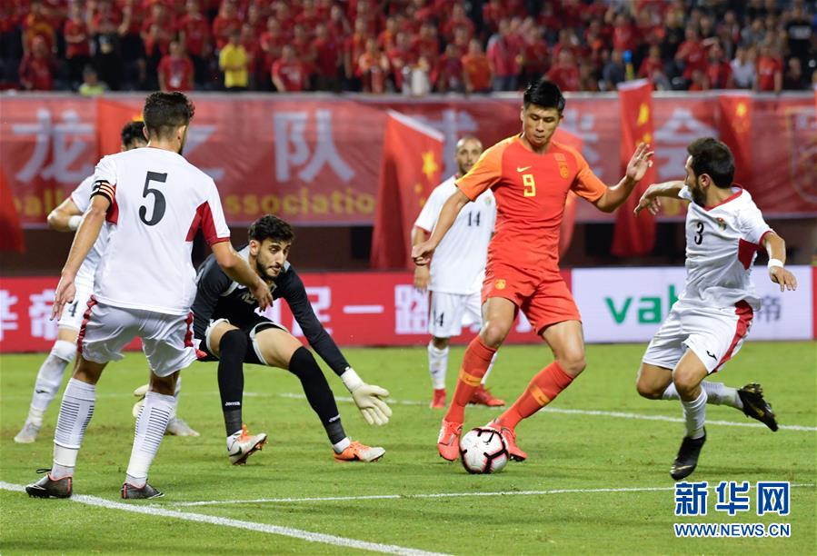 （体育）（4）足球——中国之队国际足球锦标赛：中国U22队胜约旦U22队