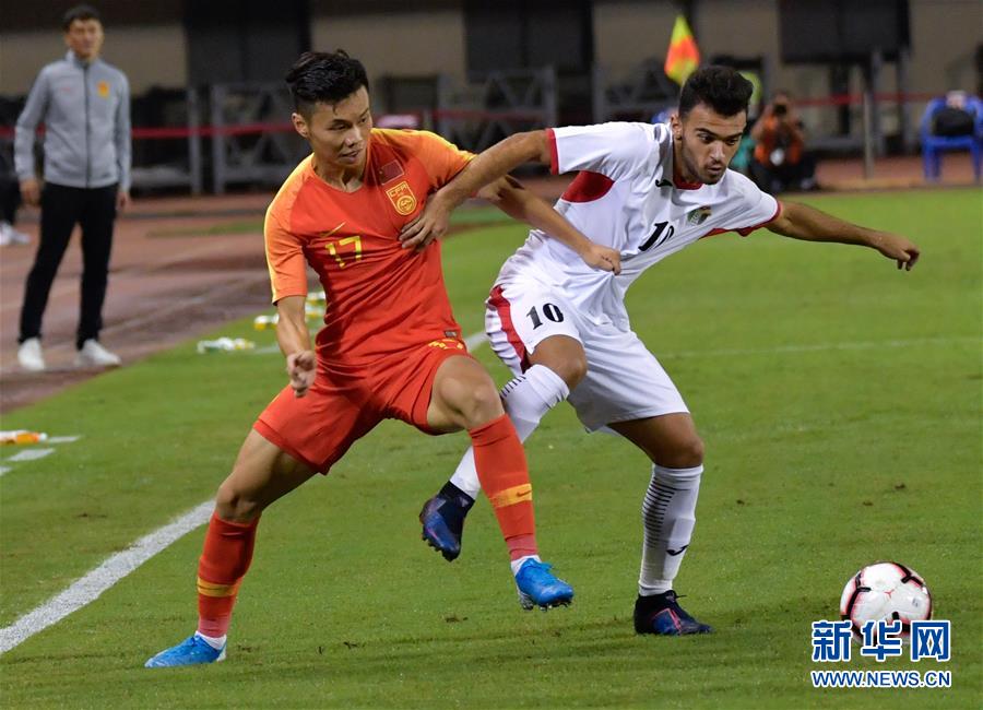 （体育）（1）足球——中国之队国际足球锦标赛：中国U22队胜约旦U22队